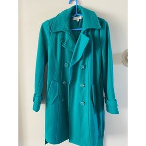 Teal Pea Coat